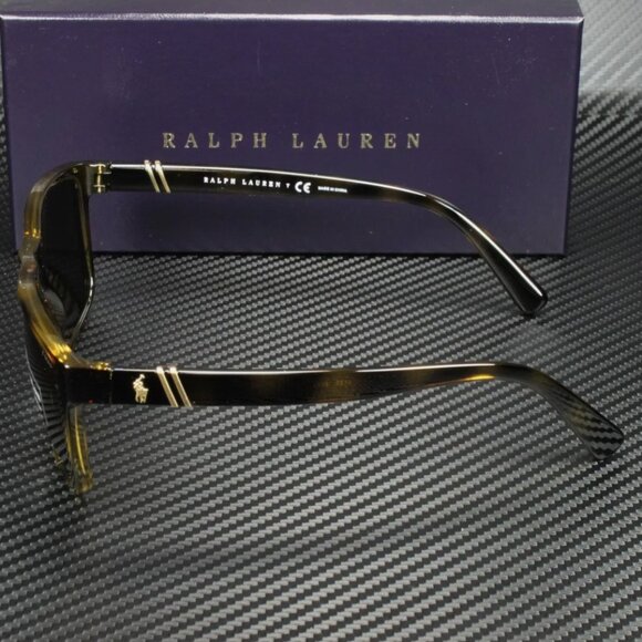 Ralph Lauren Polo Havana Green 59mm Men's Sunglasses - Picture 4 of 4